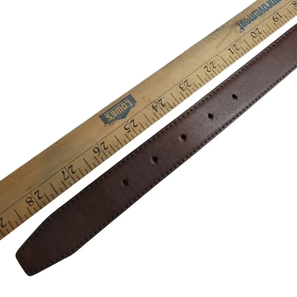 Boys Dress Belt Reversible Brown Black Leather Size Small 22